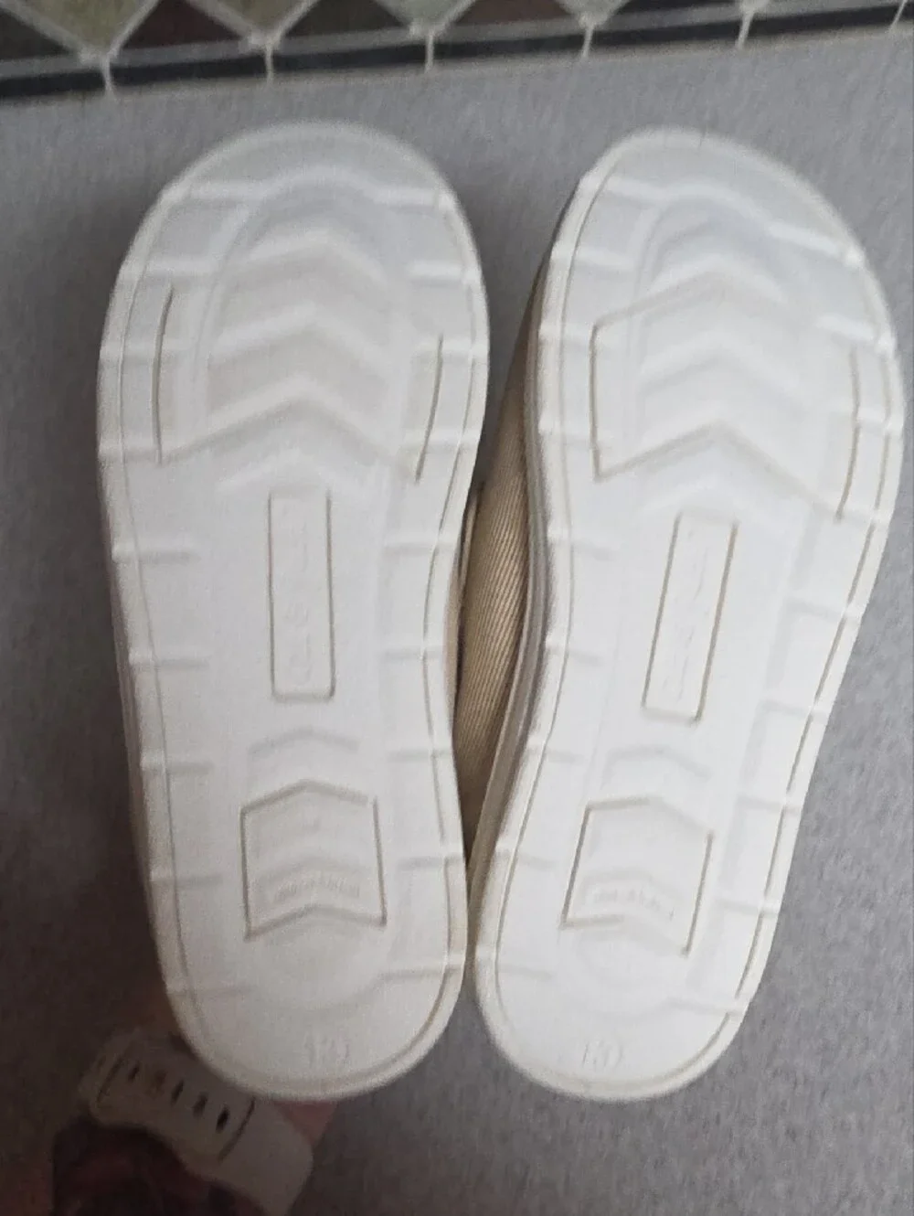 Cat & Jack Tan Canvas Moccasins for Kids